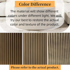 Runder Couchtisch mit strukturierten Seiten
