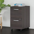 Mobiler Aktenschrank mit 2 Schubladen und Schloss