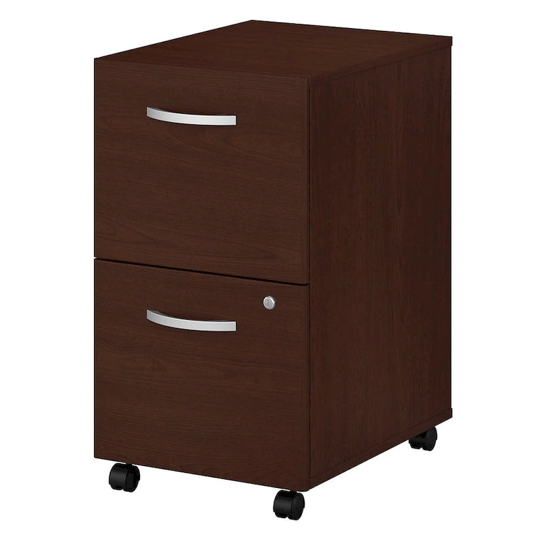 Mobiler Aktenschrank mit 2 Schubladen und Schloss