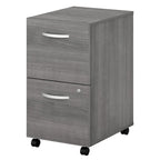 Mobiler Aktenschrank mit 2 Schubladen und Schloss