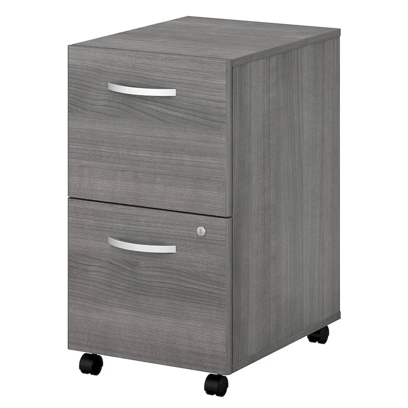 Mobiler Aktenschrank mit 2 Schubladen und Schloss