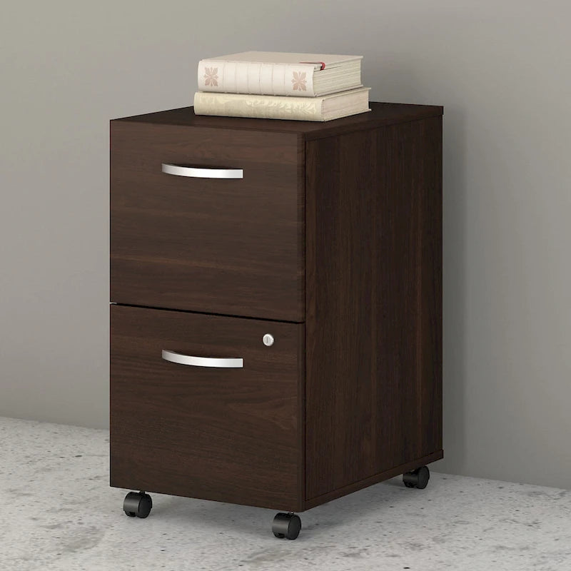 Mobiler Aktenschrank mit 2 Schubladen und Schloss