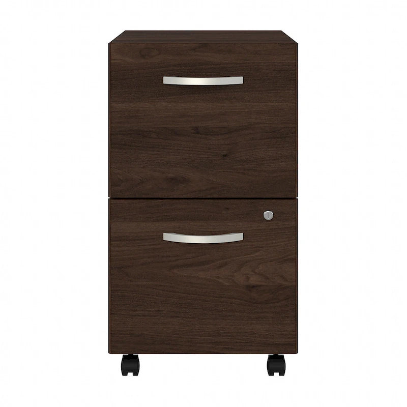 Mobiler Aktenschrank mit 2 Schubladen und Schloss