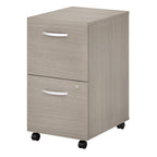 Mobiler Aktenschrank mit 2 Schubladen und Schloss