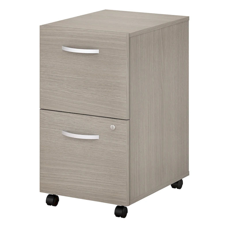 Mobiler Aktenschrank mit 2 Schubladen und Schloss