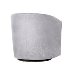 Modern Microfiber Swivel Accent Chair