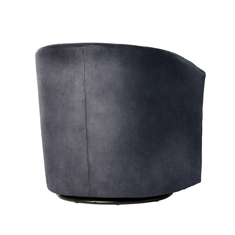 Modern Microfiber Swivel Accent Chair