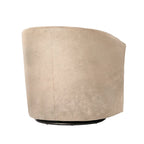 Modern Microfiber Swivel Accent Chair