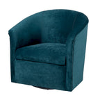 Modern Microfiber Swivel Accent Chair