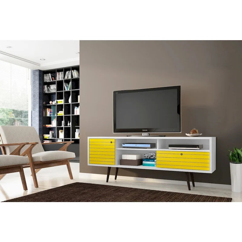70.86-Zoll-Mediaschrank im Mid-Century-Modern-Stil