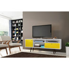 70.86-Zoll-Mediaschrank im Mid-Century-Modern-Stil