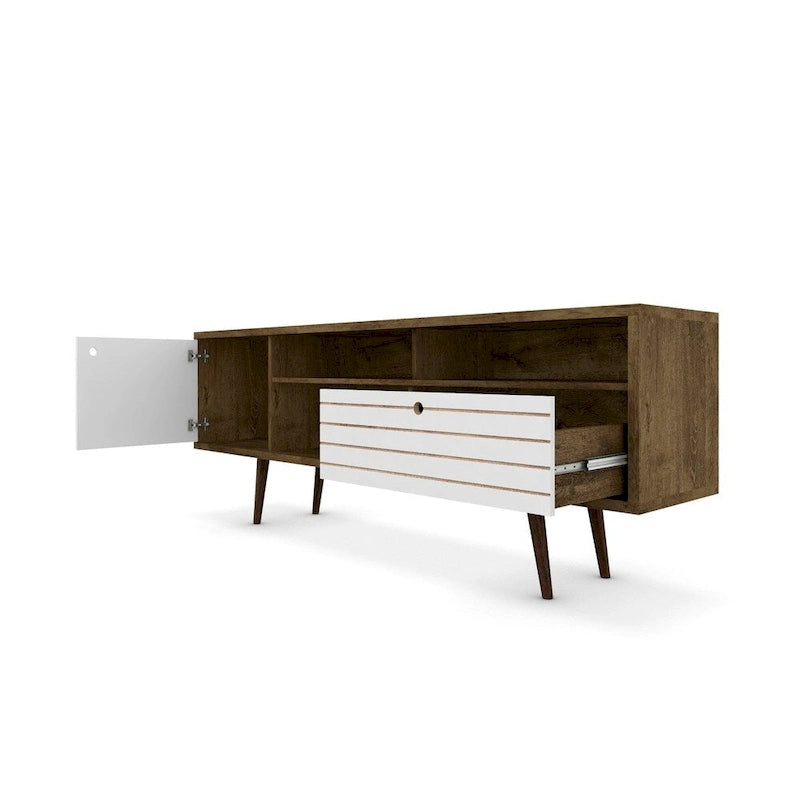 70.86-Zoll-Mediaschrank im Mid-Century-Modern-Stil