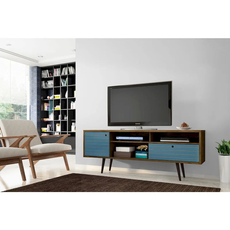 70.86-Zoll-Mediaschrank im Mid-Century-Modern-Stil