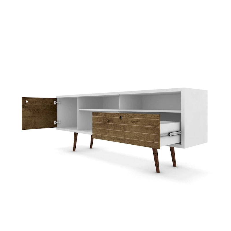 70.86-Zoll-Mediaschrank im Mid-Century-Modern-Stil