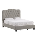 Verstellbares gepolstertes Paneelbett mit Rautensteppung