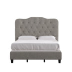 Verstellbares gepolstertes Paneelbett mit Rautensteppung