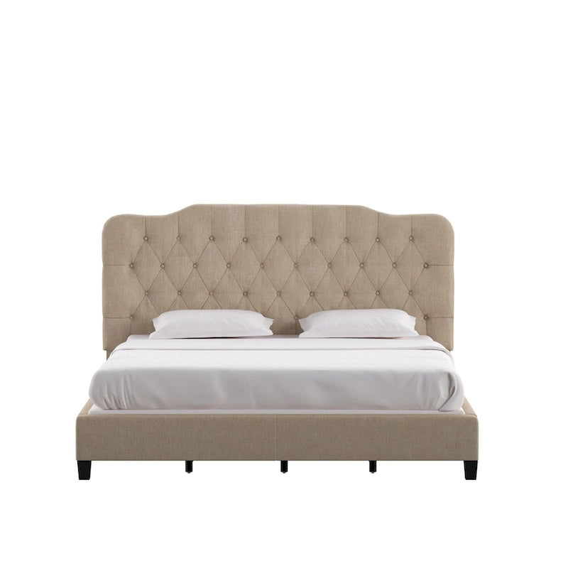 Verstellbares gepolstertes Paneelbett mit Rautensteppung