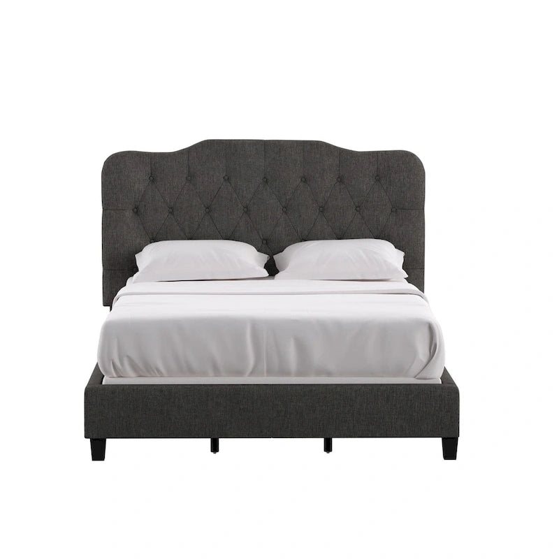 Verstellbares gepolstertes Paneelbett mit Rautensteppung