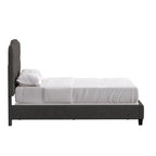 Verstellbares gepolstertes Paneelbett mit Rautensteppung