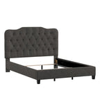 Verstellbares gepolstertes Paneelbett mit Rautensteppung