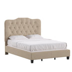 Verstellbares gepolstertes Paneelbett mit Rautensteppung