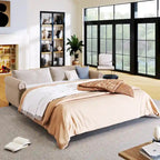 U_Style 80.7 2-in-1 Sofa Bed Sleeper with Large Mattress(63*70.9*3.3 inch), for Living Room Spaces Bedroom