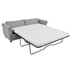 2-in-1-Schlafsofa mit 80.7" Breite und ausziehbarer Matratze für Wohnzimmer oder Schlafzimmer