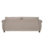 2-in-1-Schlafsofa mit 80.7" Breite und ausziehbarer Matratze für Wohnzimmer oder Schlafzimmer