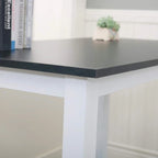 Schreibtisch aus Holz, 43.3 x 23.6 x 29.6 in