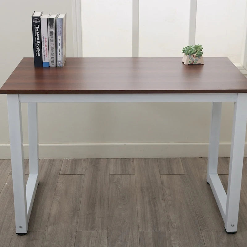 Schreibtisch aus Holz, 43.3 x 23.6 x 29.6 in