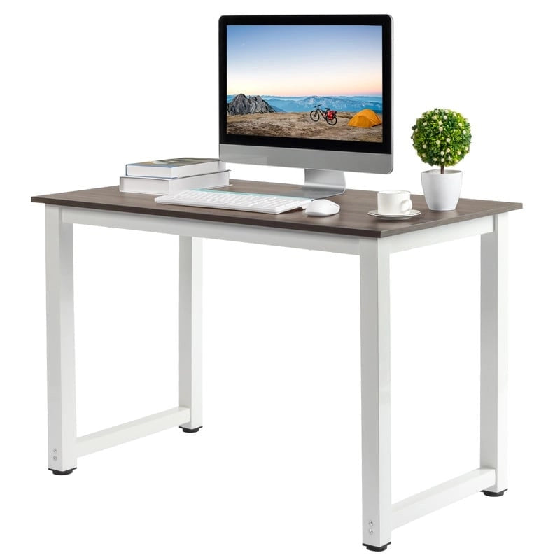 Schreibtisch aus Holz, 43.3 x 23.6 x 29.6 in