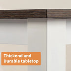 Schreibtisch aus Holz, 43.3 x 23.6 x 29.6 in