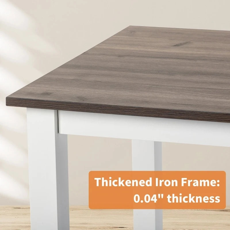 Schreibtisch aus Holz, 43.3 x 23.6 x 29.6 in