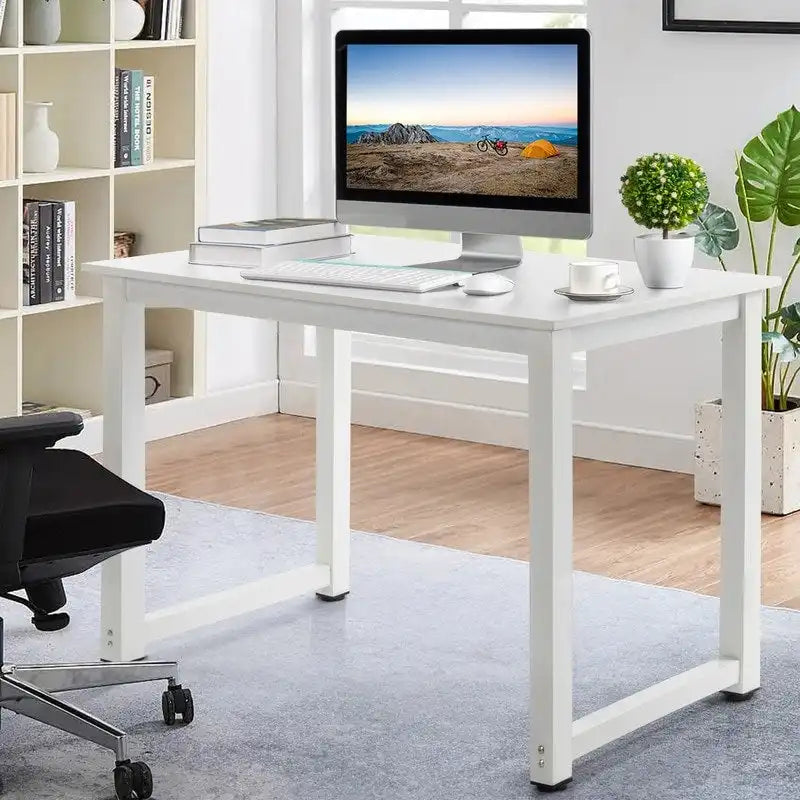 Schreibtisch aus Holz, 43.3 x 23.6 x 29.6 in