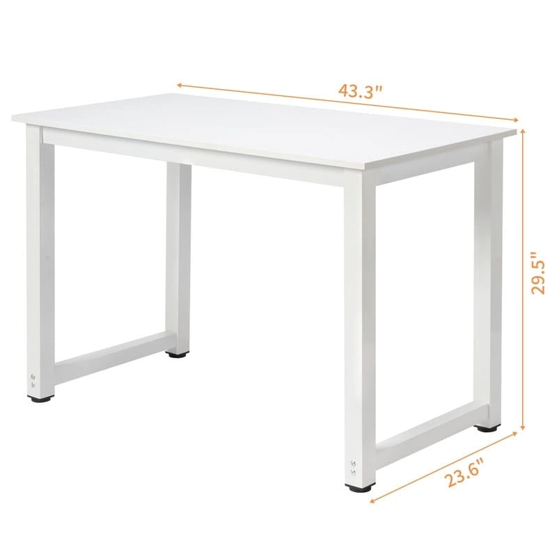 Schreibtisch aus Holz, 43.3 x 23.6 x 29.6 in