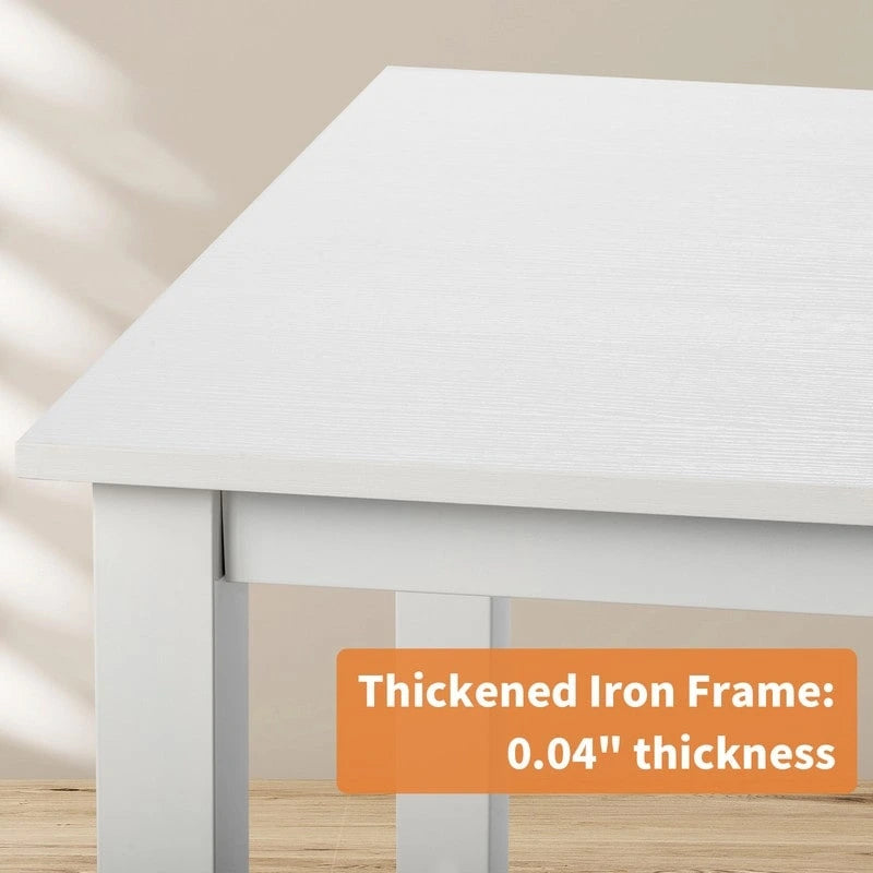 Schreibtisch aus Holz, 43.3 x 23.6 x 29.6 in