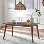 Mid-Century-Esstisch mit Walnuss-Finish