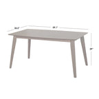 Mid-Century-Esstisch mit Walnuss-Finish