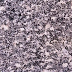 White Kitchen Island with Granite Top