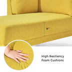 Chaise longue imbottita con struttura in legno massello
