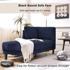 Chaise longue imbottita con struttura in legno massello