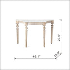 Sidetable met marmeren blad