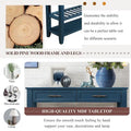 Console Table with 2 Storage Drawers and 2 Open Shelves