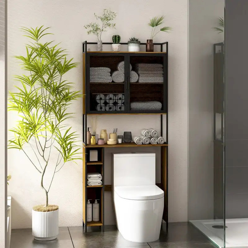 Over The Toilet Rack Tier Bathroom Shelf Over Toilet Storage Organizer