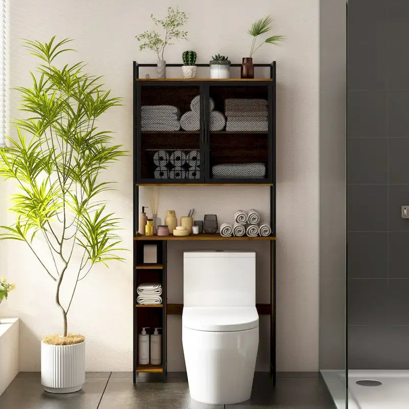Mobile contenitore da bagno sopra il WC